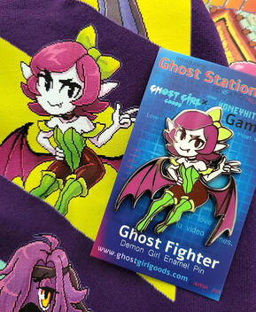 Ghost FIghter Pin