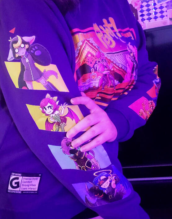 Ready? FIGHT! Crewneck (R-Sleeve)